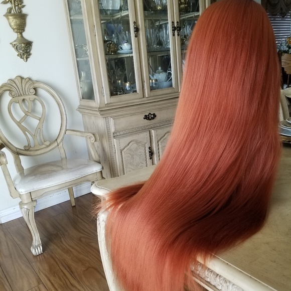 Copper Red Beauty Lace Front Wig main image 5